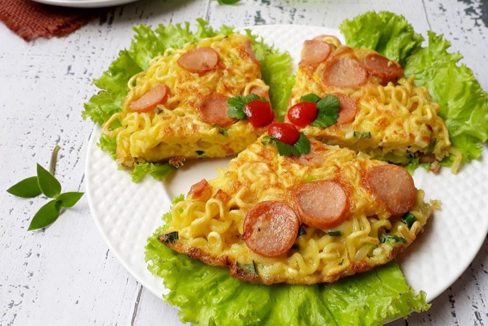 omelet mie instan kreativitas