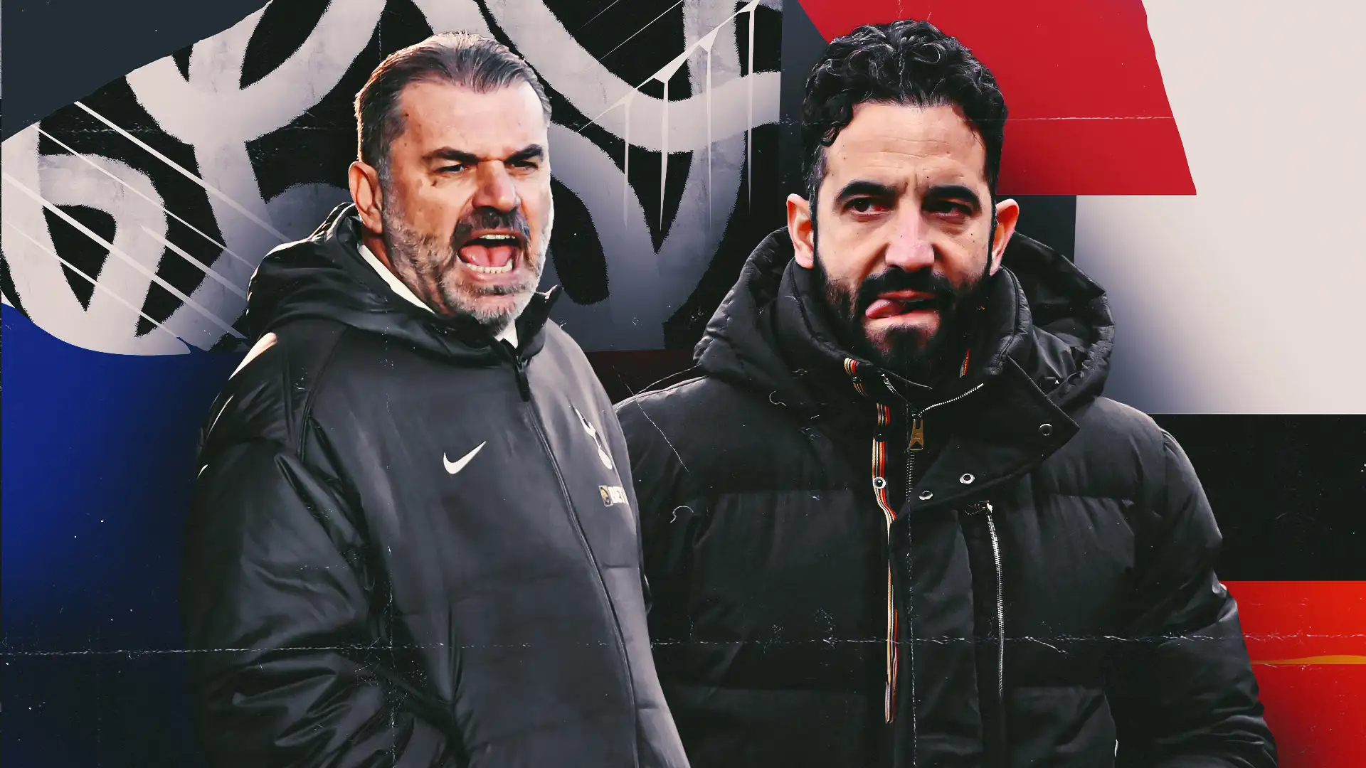 Amorim dan Postecoglou fight