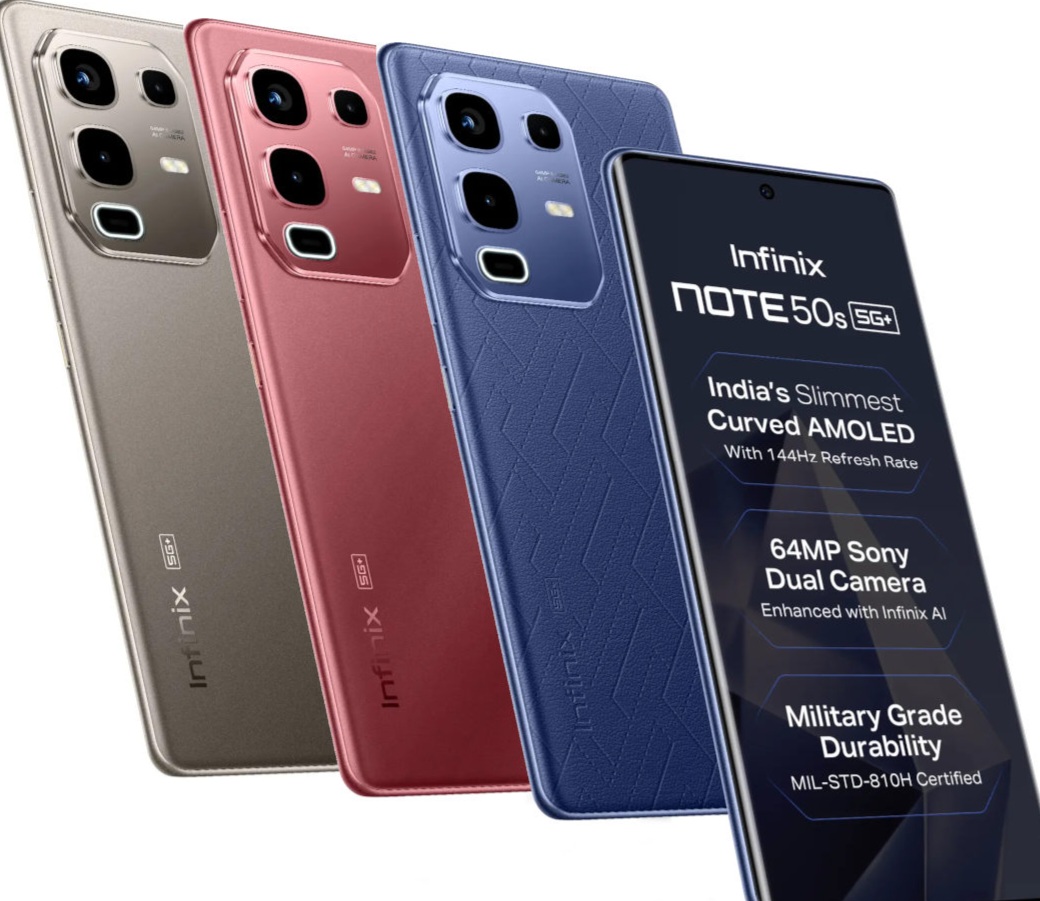 Infinix Note 50s 5G disp temp