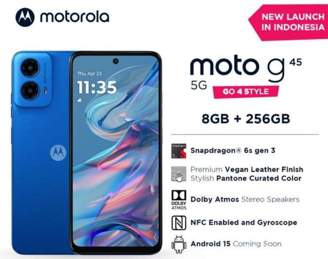 Moto G45 hadirkan