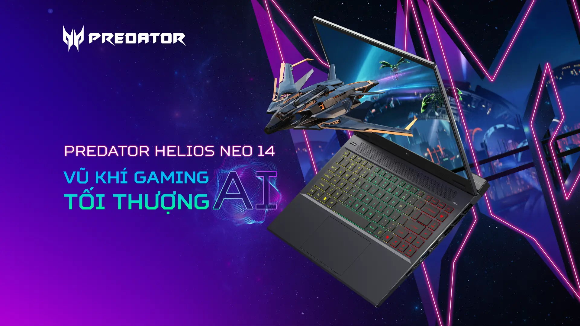 Predator Helios Neo 14 AI temp