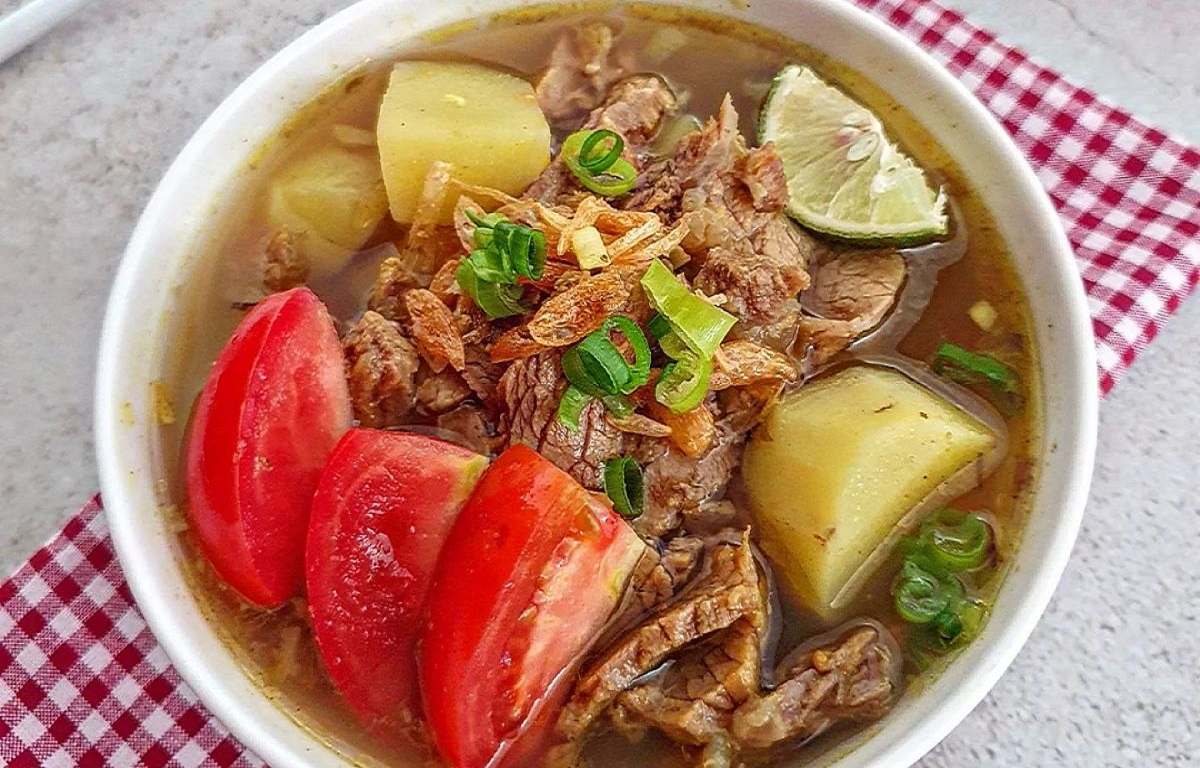 Soto Daging Kelezatan temp