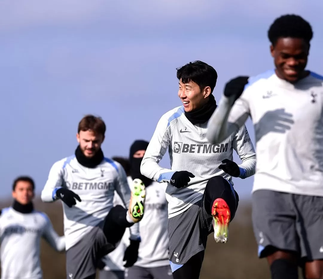 Tottenham latihan