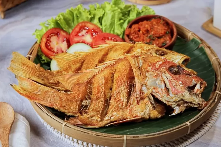 ikan kakap pasir goreng temp