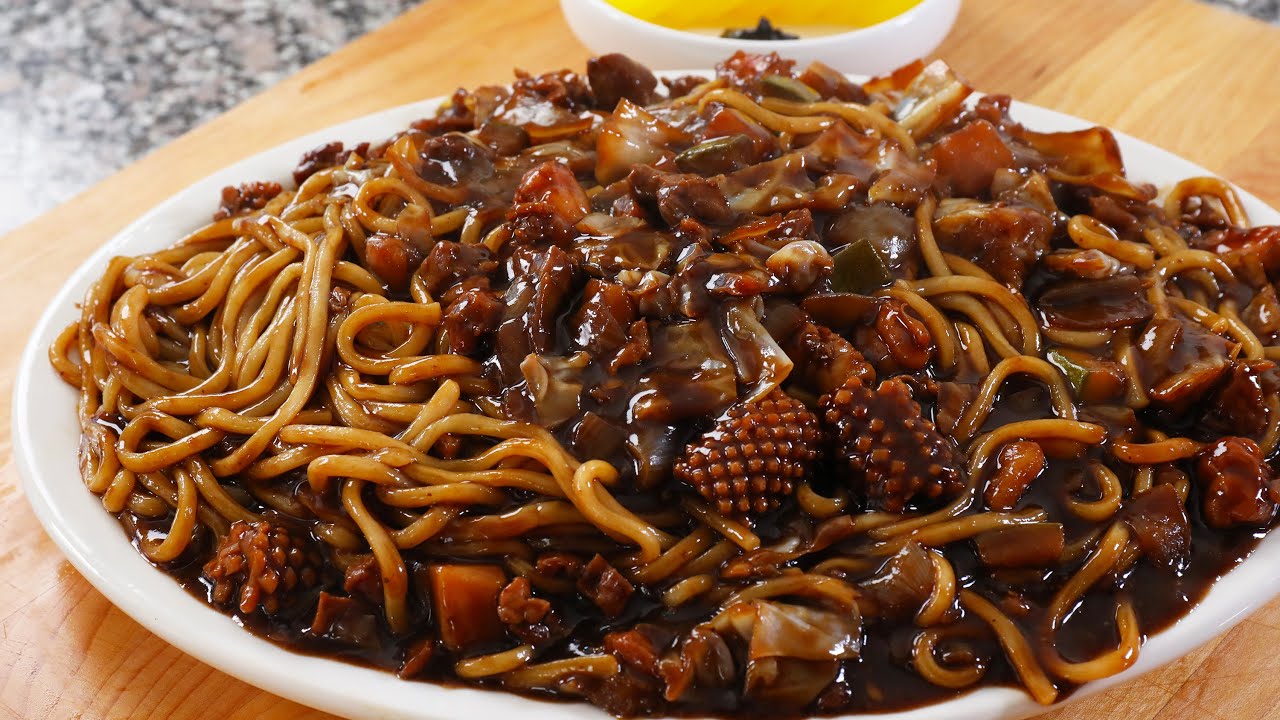 Jajangmyeon Mi Hitam Korea temp